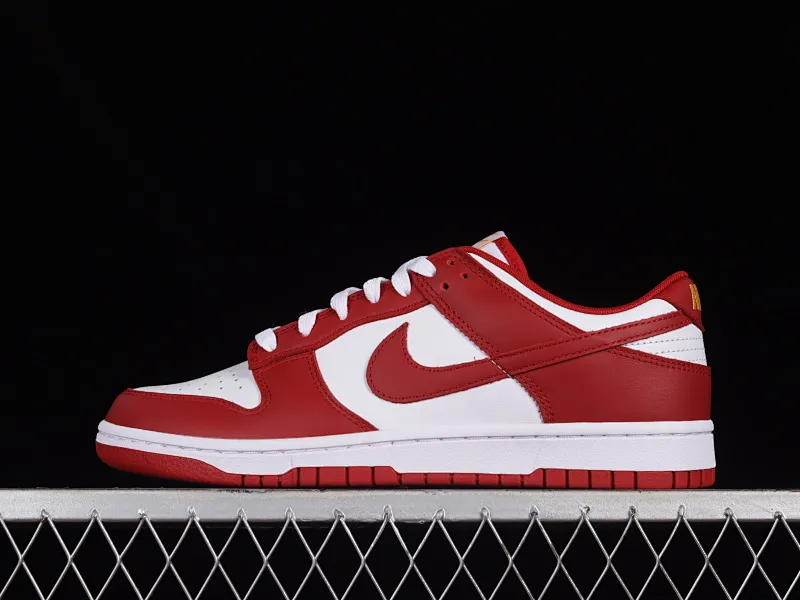 All Categories Nk SB Dunk Series Nk SB Dunk Low Low-top sneakers Foreign trade version Nk Dunk Low "Gym Red" white, red and gold SB low-top sports and leisure sneakers DD1391-602